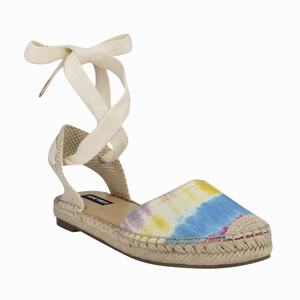 Nine West Mage Ankle Wrap Platte Sandalen Blauw Nederland | ZWL-624713